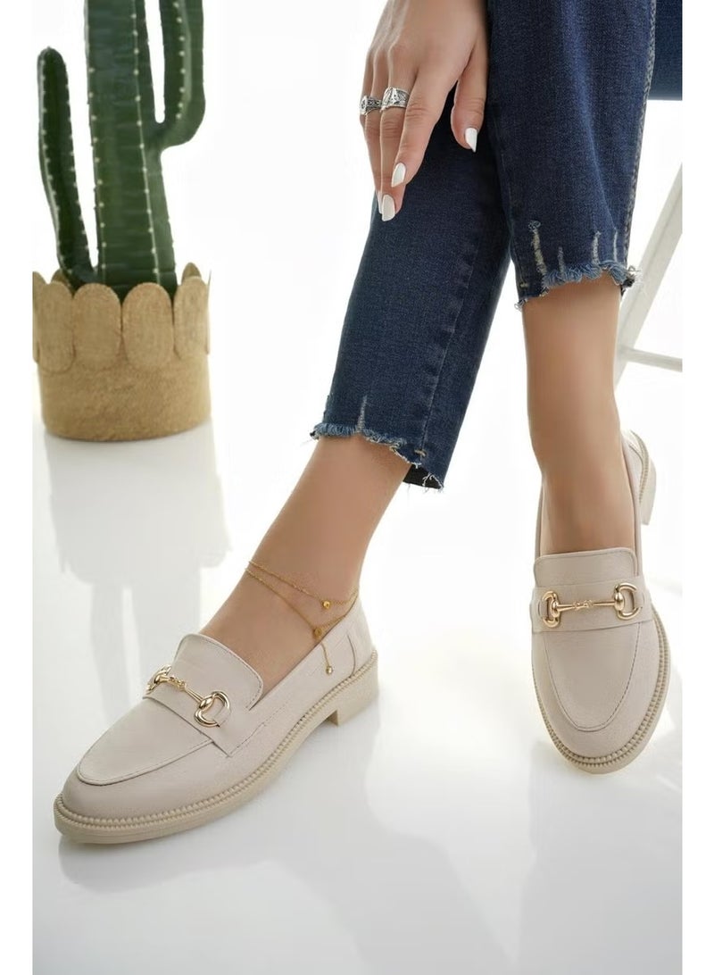 muggo Sussie Guaranteed Metal Buckle Women's Loafer Casual Shoes - Image 3